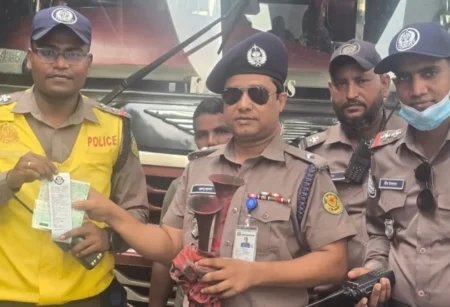 শাহজালাল বিমানবন্দর এলাকায় হর্ন বাজানোয় জরিমানা