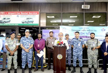 শাহজালাল বিমানবন্দরে যাত্রীসেবায় নতুন উদ্যোগ, চালু হলো বিনামূল্যের শাটল সার্ভিস