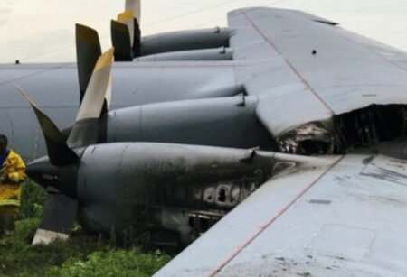 কঙ্গোতে আবাসিক এলাকায় সামরিক বিমান বিধ্বস্ত, নিহত ১৪